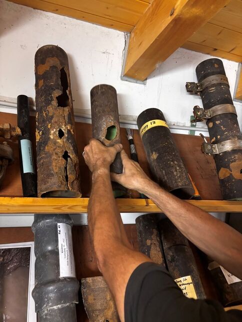 Löcher mit grosser Wirkung: Solche Schäden entstehen häufig durch Korrosion.